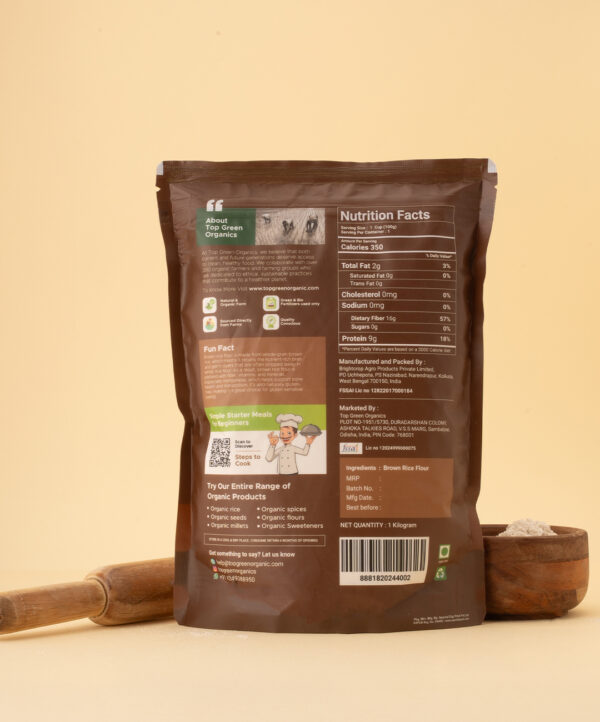 Brown rice flour 5 Organic Brown Rice Flour