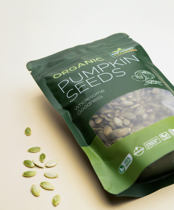 Pumpkin seeds 1 Organic Pumpkin Seeds