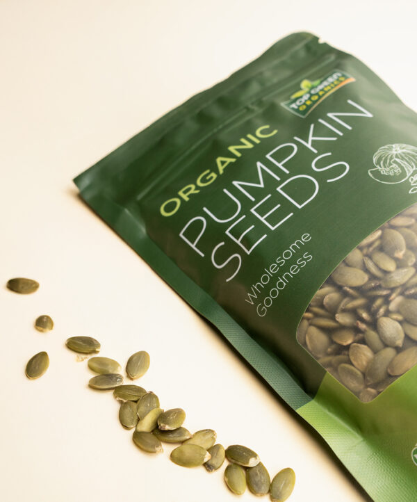 Pumpkin seeds 3 Organic Pumpkin Seeds