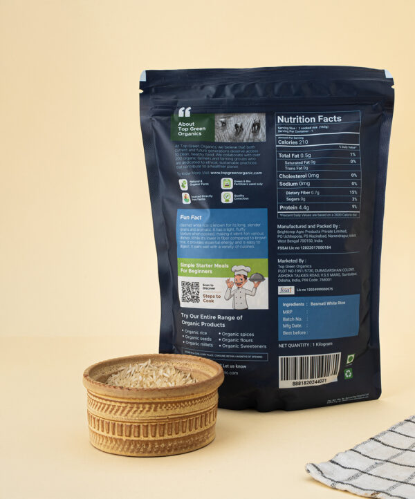 Organic Basmati White Rice