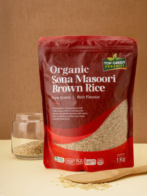 Organic Sona Masoori Brown Rice