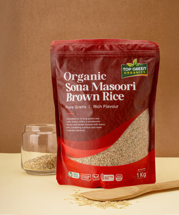 Organic Sona Masoori Brown Rice