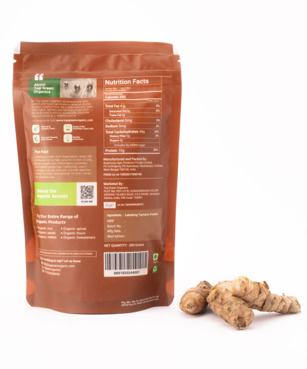 Organic Lakadong Turmeric Powder