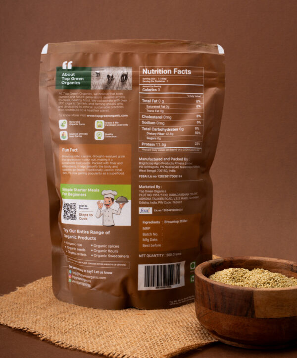 Organic Browntop Millet